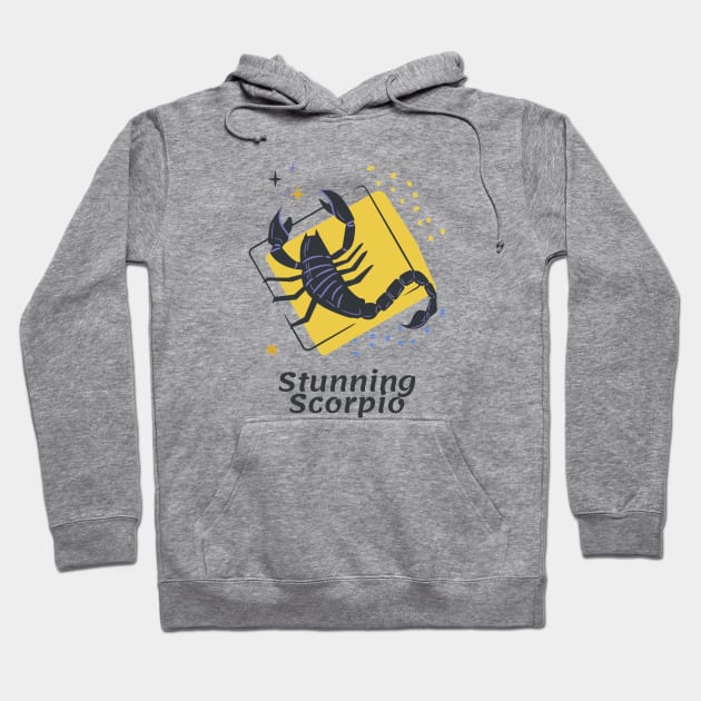 Stunning Scorpio - Astrology Art Hoodie by Lynx Hub